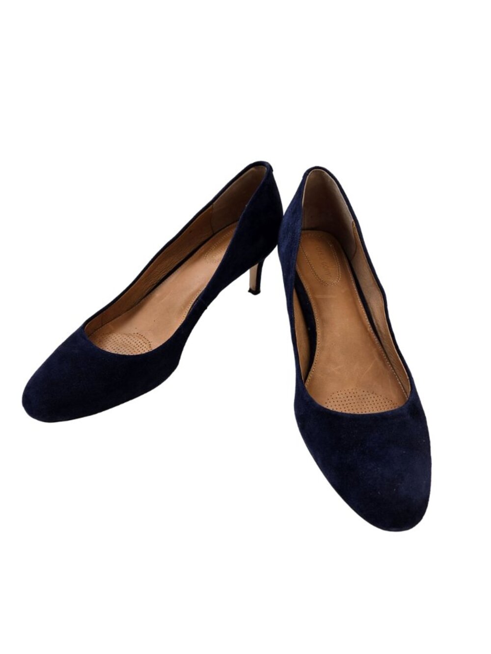 Corso Como Suede Leather Rounded Toe Heels Size 10M